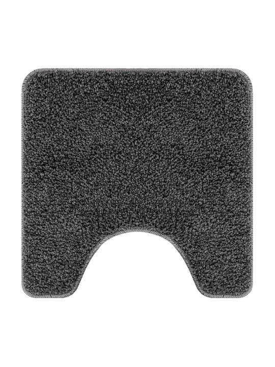 vidaXL Non-Slip Bath Mats Set Microfiber 4019854 Dark Grey 2pcs