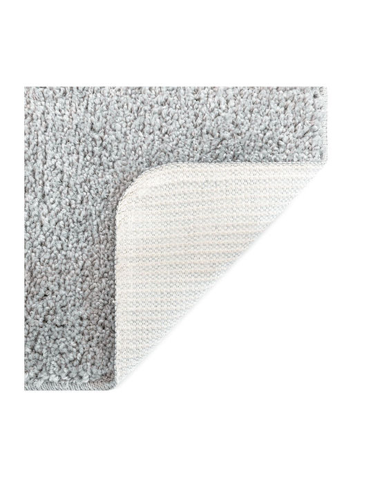 vidaXL Αντιολισθητικό Σετ Πατάκια Μπάνιου Microfiber 4019865 Γκρι 3τμχ