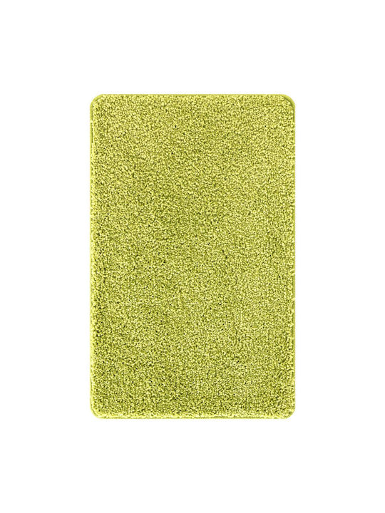 vidaXL Rutschfest Set Badematten Mikrofaser Rechteckig 4019869 Green 3Stück