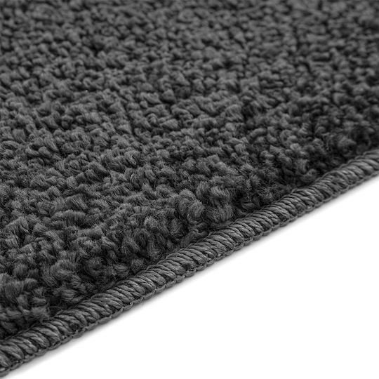 vidaXL Non-Slip Bath Mat Microfiber 4019824 Dark Grey 50x80cm