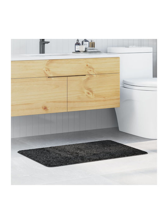 vidaXL Non-Slip Bath Mat 4019834 Dark Grey 60x90cm