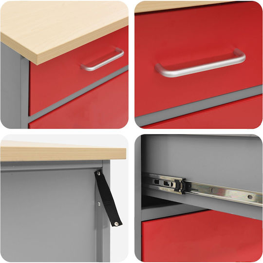 vidaXL Bank Belastbarkeit 150kg 55x200x150cm 8Stück 3321451