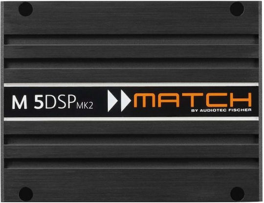 Ενισχυτής Αυτοκινήτου Match M 5.4dsp 5 Καναλιών (Κλάση D)
