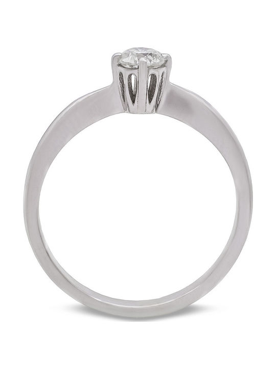 Savvas Design Einzelstein aus Weißgold 18K
