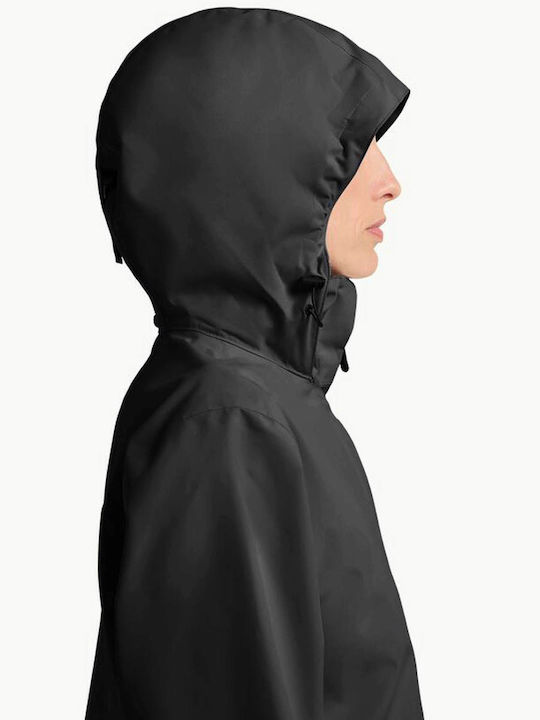 Γυναικείο Μπουφάν για Χειμώνα Black