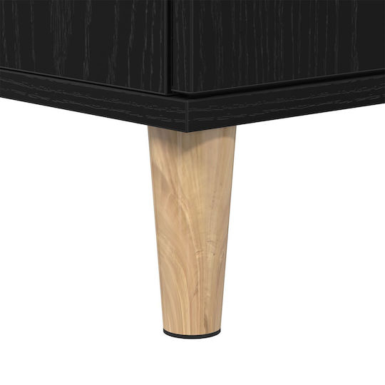 vidaXL Шкаф без Мивка Д58xШ33xВ60см Black Oak