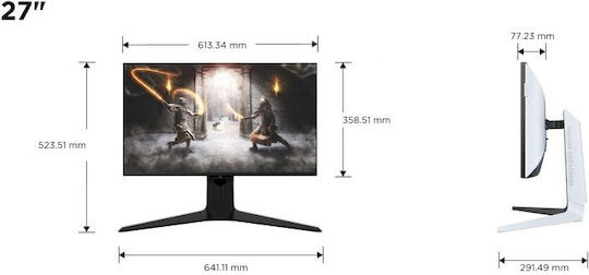 TCL 27R83U HDR Gaming Monitor 27" 4K 3840x2160 160Hz cu Timp de Răspuns 1ms GTG