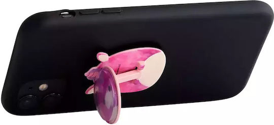 Lazerbuilt Squishmallows Lola Unicorn – Universal Phone Grip & Βάση Στήριξης Λούτρινη Υφή
