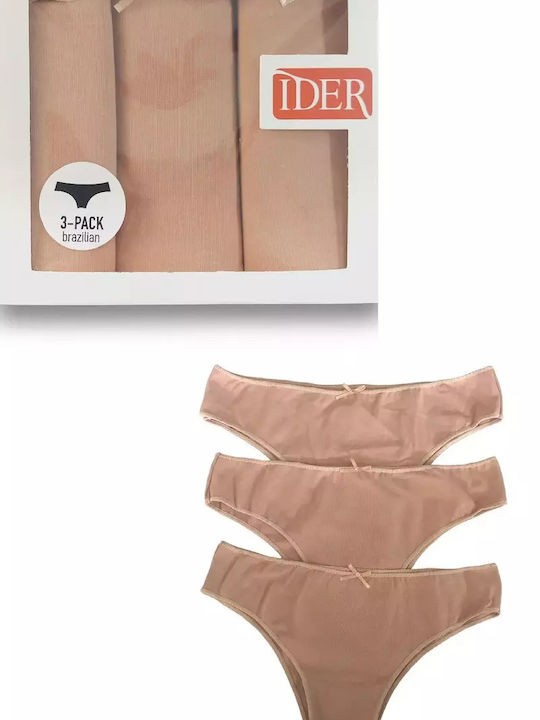 Βαμβακερά Дамско Бразилско 3Pack Burgundy