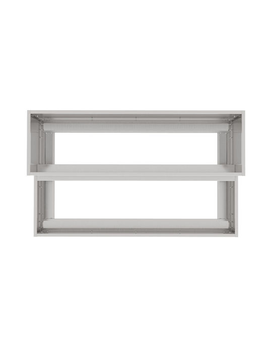 vidaXL Саксия Метал 100x60x45см.