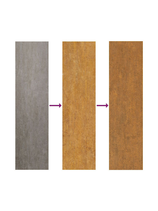 vidaXL Pot Metallic Distressed Steel 60x26x45cm.