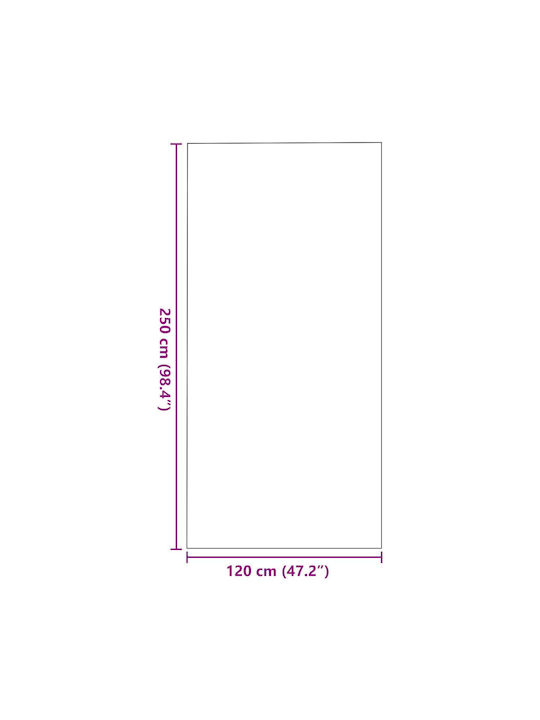 vidaXL Antiderapant Covor De exterior Rectangular Cărbune de lemn