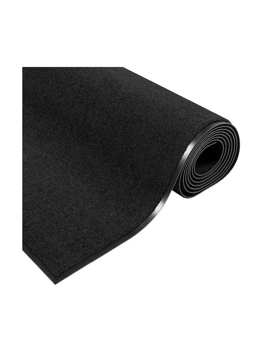 vidaXL Anti-slip Rug Outdoor Rectangular Black
