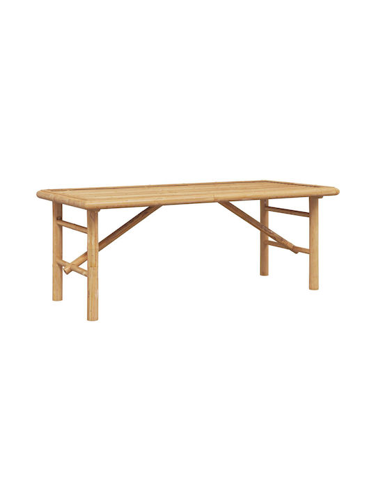 Masa Masa de lounge pentru spații exterioare de bambus 110x50x43buc
