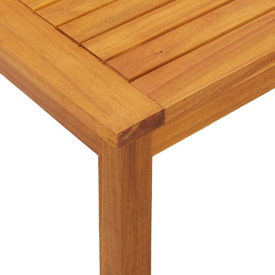 Sitting Room Table for Small Outdoor Spaces Made of Acacia Acacia 45x45x38cm
