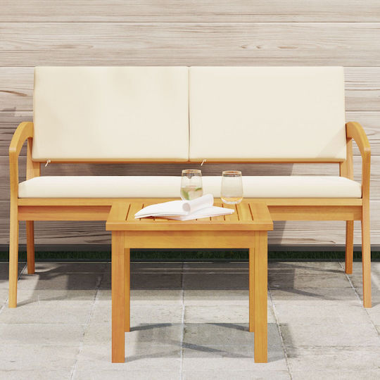 Sitting Room Table for Small Outdoor Spaces Made of Acacia Acacia 45x45x38cm