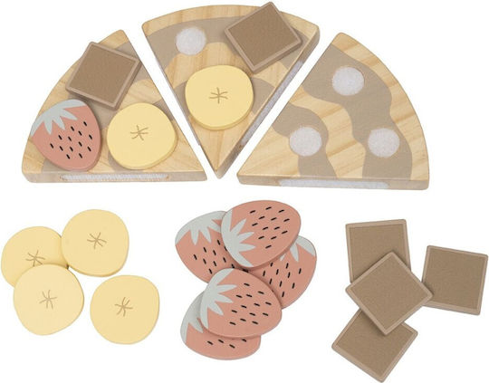 Jabadabado Jabadabado Wooden Fast Food Toys for 2 Plus Years