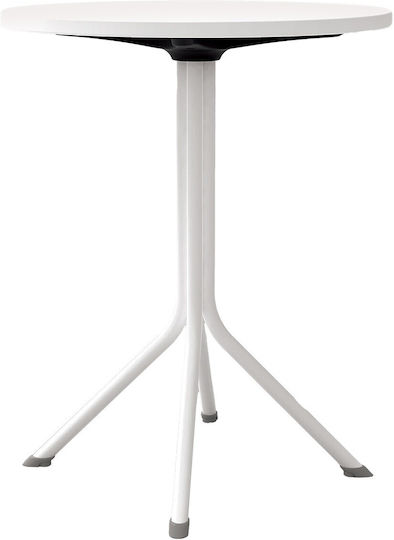 Table Free Standing 60x60x75cm White