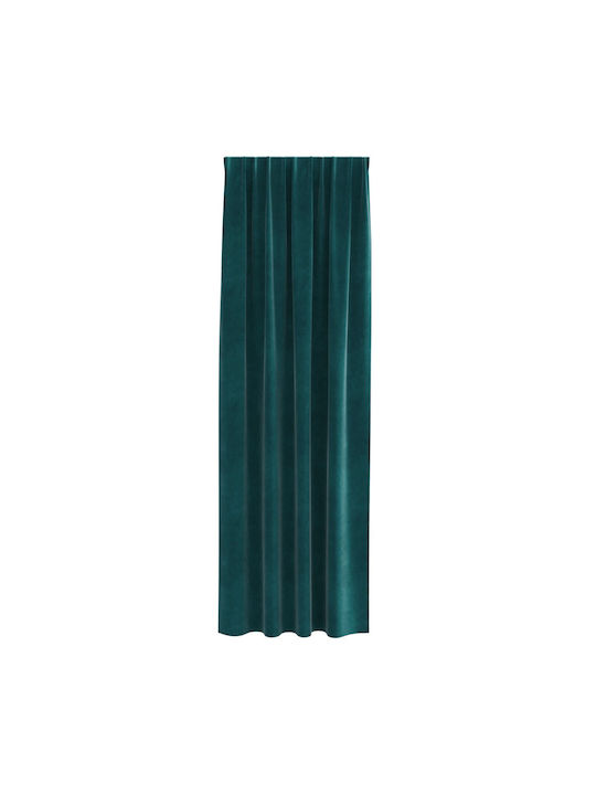 vidaXL Set Perdele Cu Coafură Verzi 140x260cm