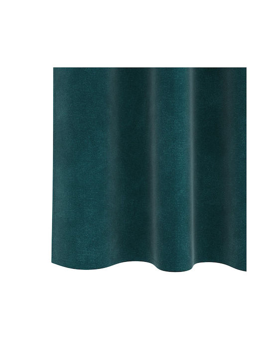 vidaXL Set Perdele Cu Coafură Verzi 140x260cm