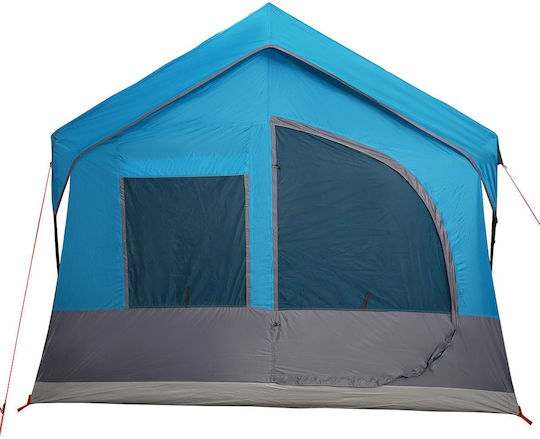 vidaXL Summer Camping Tent Blue For 10 People 620x322x240cm