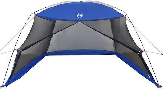 vidaXL Καλοκαιρινή Σκηνή Camping Μπλε για 5 Άτομα 380x380x225εκ.