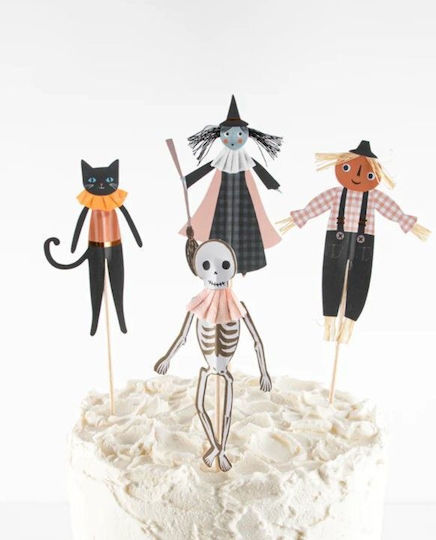 Meri Meri Decorativ Pentru Tort Halloween 4 Bucăți