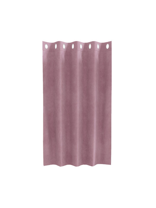 vidaXL Pink Window Curtain Set with Grommets 140x140cm