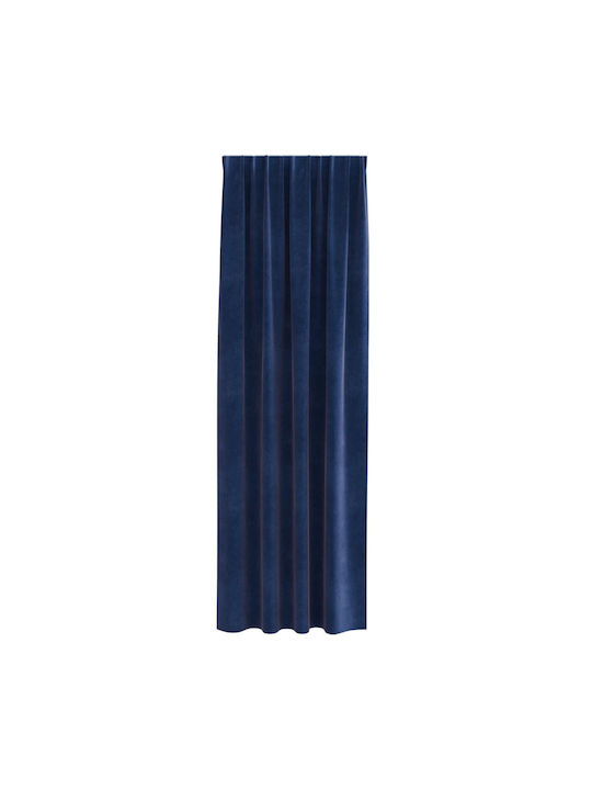vidaXL Set Of Blue Blackout Curtains With Pencil Pleat 140x225cm