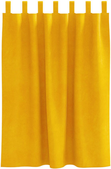 vidaXL Set Perdele Fereastră cu Bretele Galbene 140x140cm