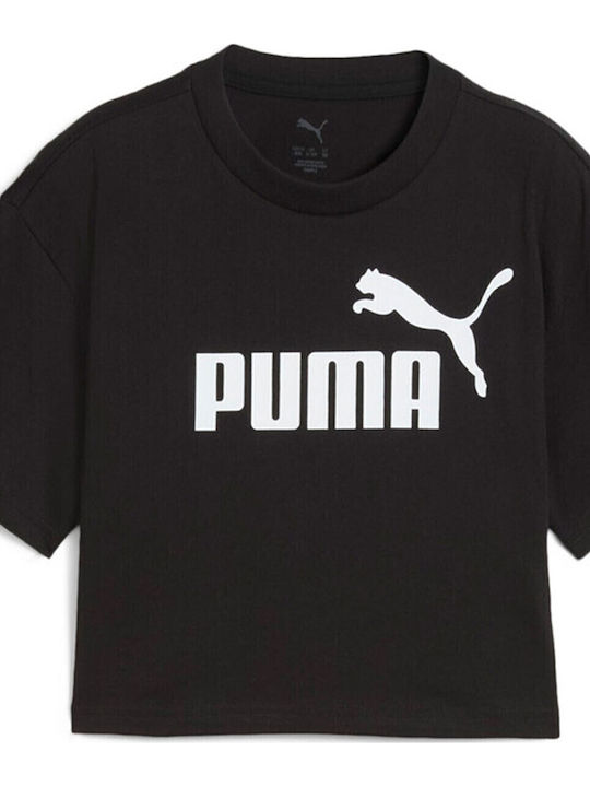 PUMA T-shirt Black-white