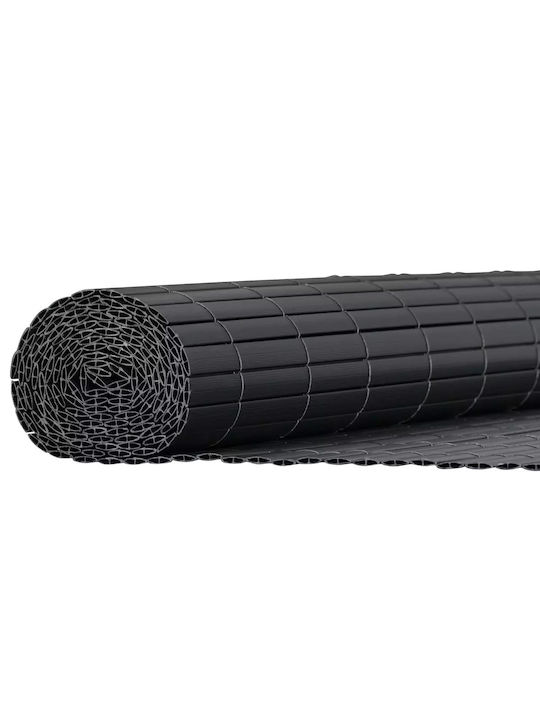 Reinforced Two-Sided PVC Reed Fence 19mm Grey 150 Y X 300cm Grey 54113