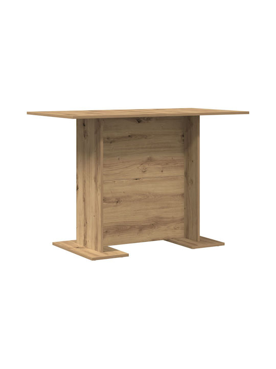 Table Dining Room Wooden Oak 110x60x75cm