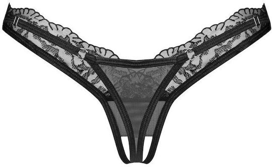 Ανοιχτό Slip String Arrowel Μαύρο