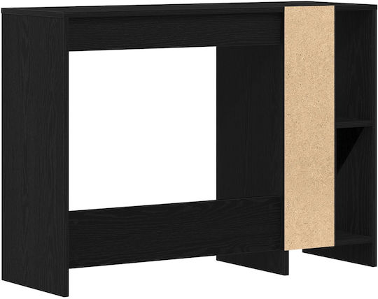 Γραφείο Ξύλινο Μαύρο Δρυς 102.5x35x75εκ.