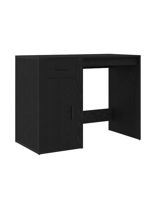 Schreibtisch Holz Black Oak 100x49x75cm