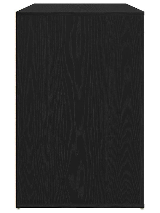 Schreibtisch Holz Black Oak 100x49x75cm