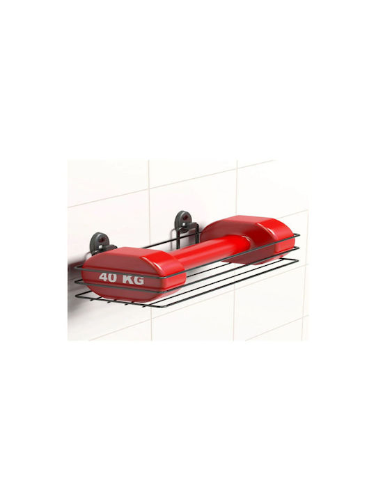 Femmit Wall-Mounted Metal Snap-On Kitchen Paper Holder & Space Organizer 14x10x30 Cm Matte Berry