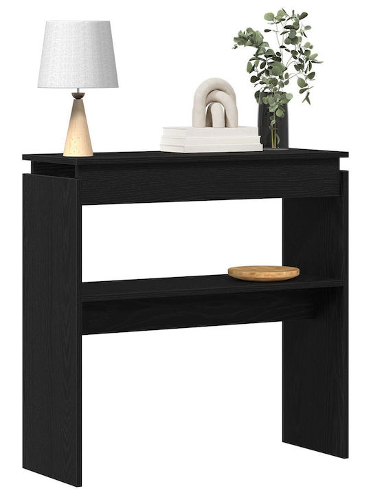 Конзолна маса Дървена Black Oak Д80xШ30xВ80cm