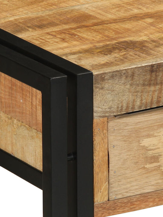 Console Table of Solid Wood & Metal Mango L120xW33xH75cm