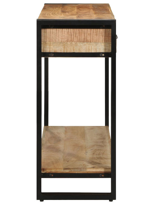 Console Table of Solid Wood & Metal Mango L120xW33xH75cm