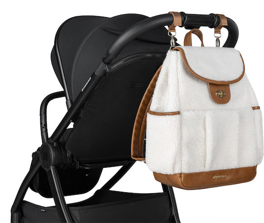 Kikka Boo Τσάντα Μαιευτηρίου Ώμου/Χειρός Mama Λευκή 28x39.5x15εκ.