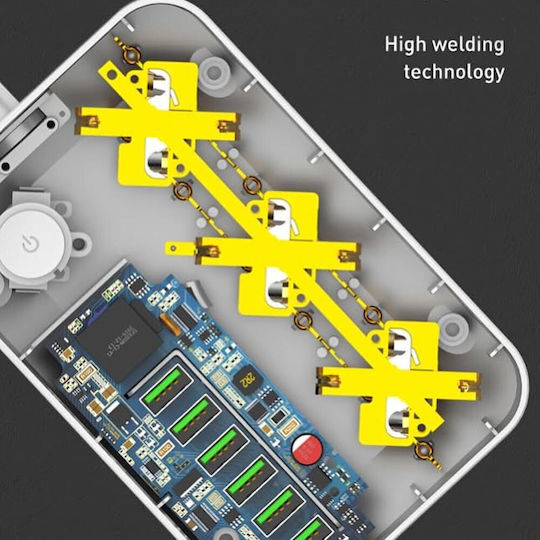 Ldnio Power Strip with Surge Protection 3 Positions with 6 USB-A, Switch and Cable 2m