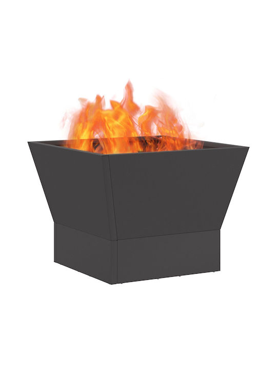vidaXL Firepit Black 40x40x30cm