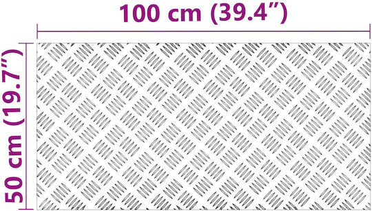 vidaXL Bodenmaterial für Treppen 100x50cm 4Stück