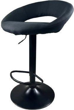 Σκαμπό Μπαρ Twist Μαύρο 2τμχ 52x52x52εκ. Σκαμπό Μπαρ Twist Μαύρο 2τμχ 52x52x52εκ.