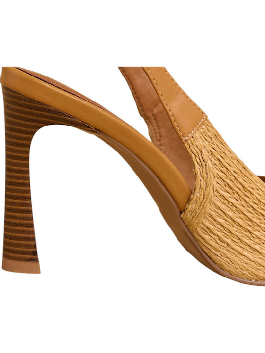 attrattivo Pumps mit Riemchen Beige