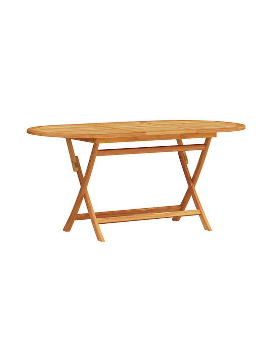Outdoor Dining Set 5 Pieces Brown