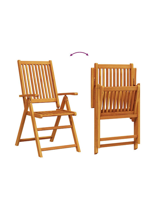 Outdoor Dining Set 5 Pieces Brown