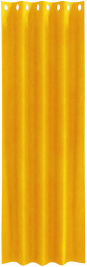 vidaXL vidaXL Verdunkelungsvorhänge für Fenster mit Grommets Gelb 140x260cm